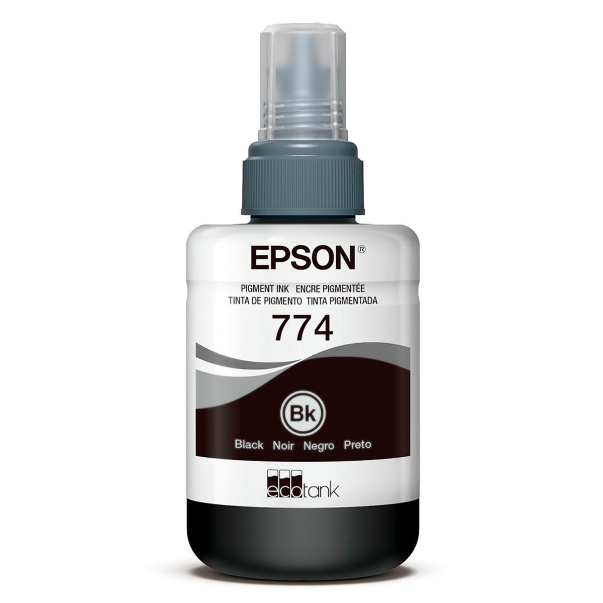Botella De Tinta Epson T774120-AL Negro